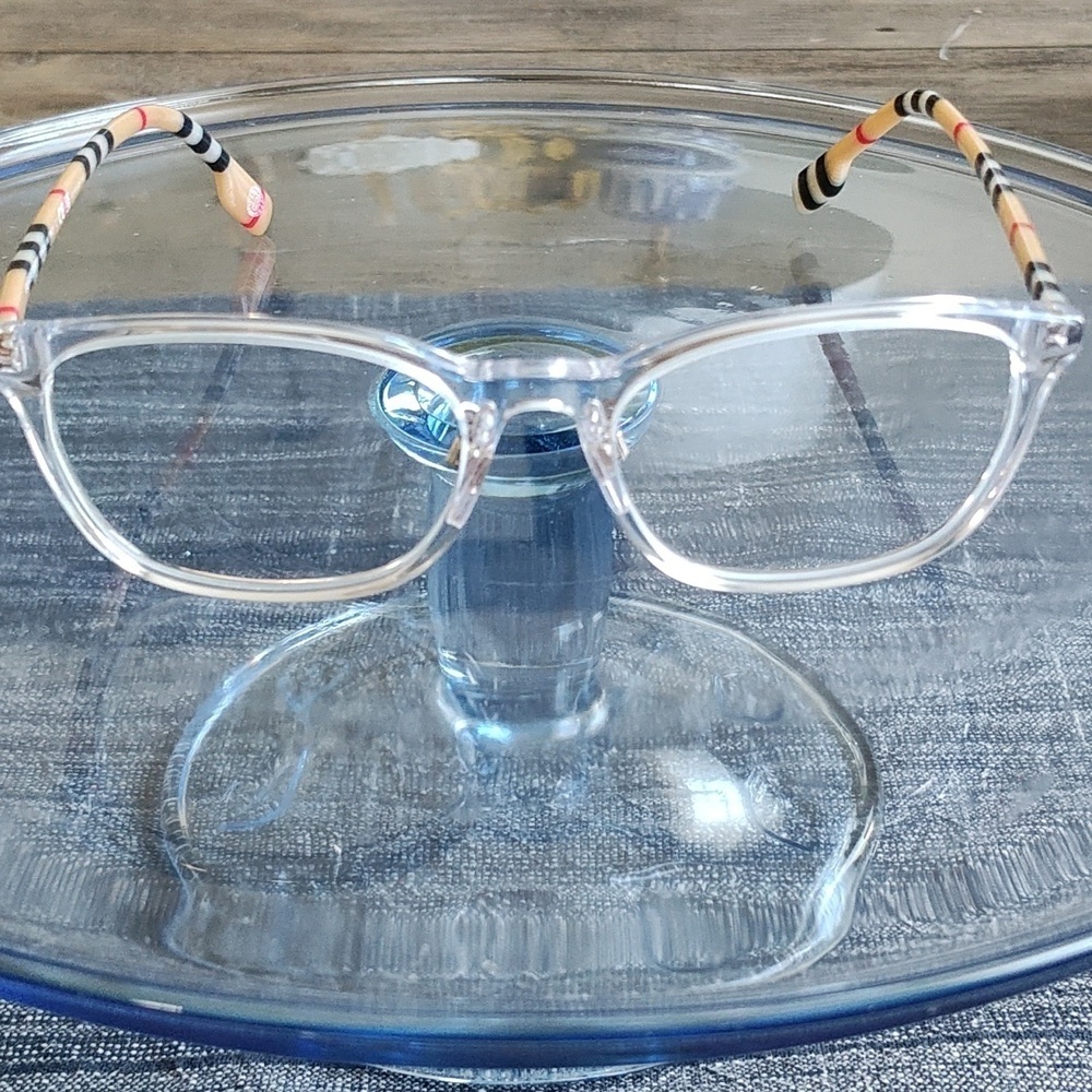 New Burberry Transparent Frame BE2371D - Picture 6 of 16